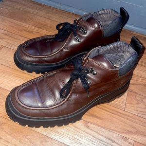 Prada leather boots